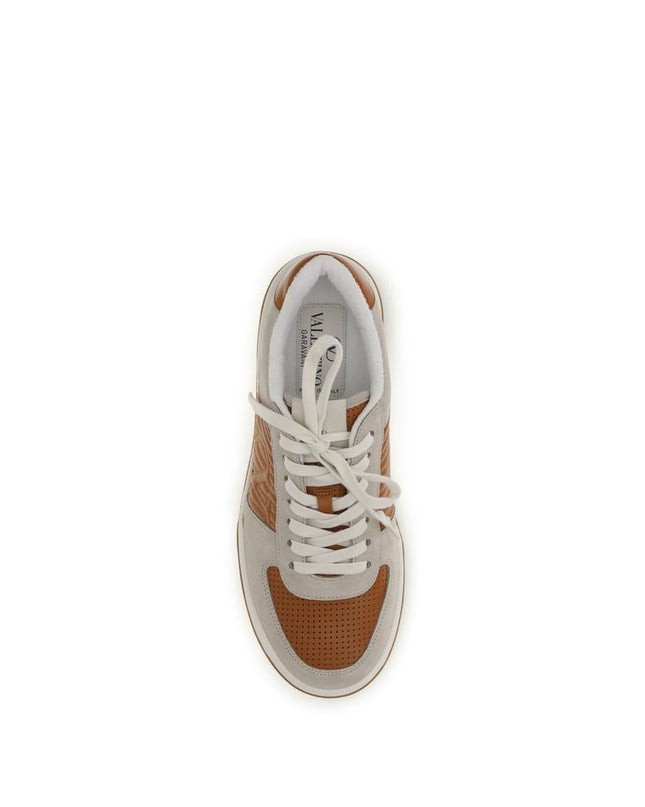 Multicolor Calf Leather Bos Taurus Athletic Sneakers
