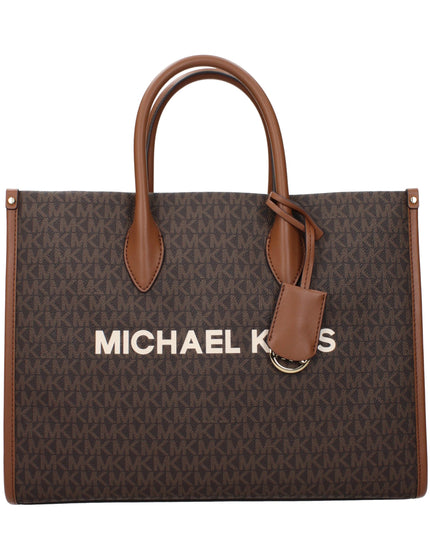Brown Fabric Handbag