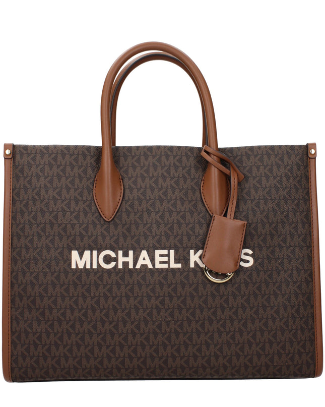 Brown Fabric Handbag