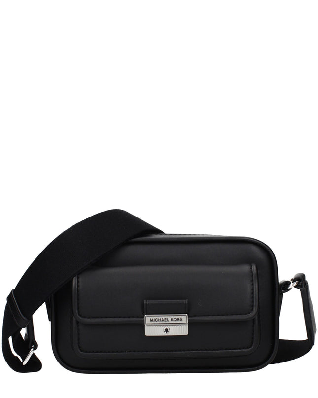 Black Leather Crossbody Bag