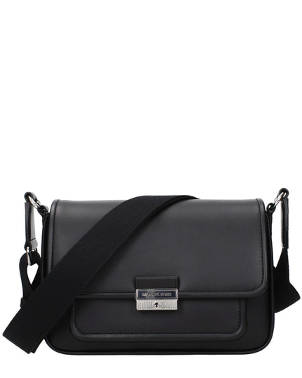 Black Leather Crossbody Bag