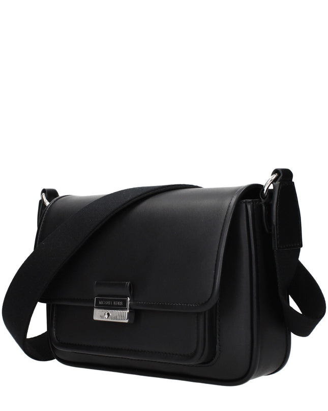 Black Leather Crossbody Bag