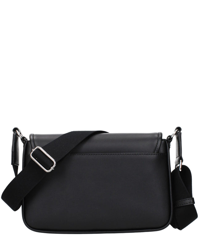 Black Leather Crossbody Bag