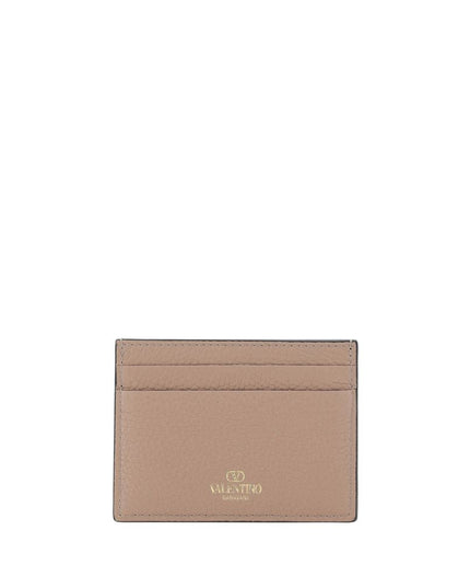 Beige Calf Leather Bos Taurus Wallet