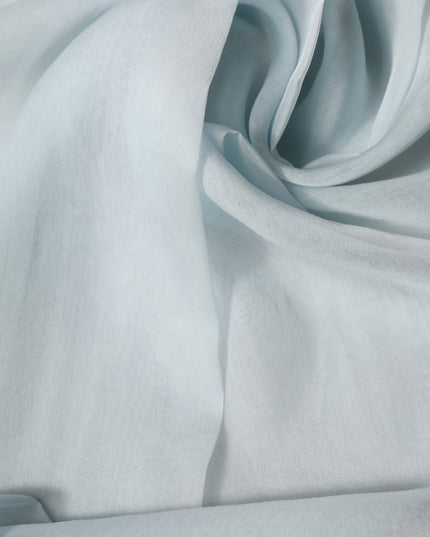 Light Blue Silk Sash Wrap Foulard 294.5cm x 19cm Scarf