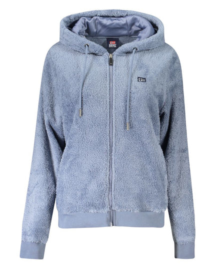 Blue Polyester Women Jacket