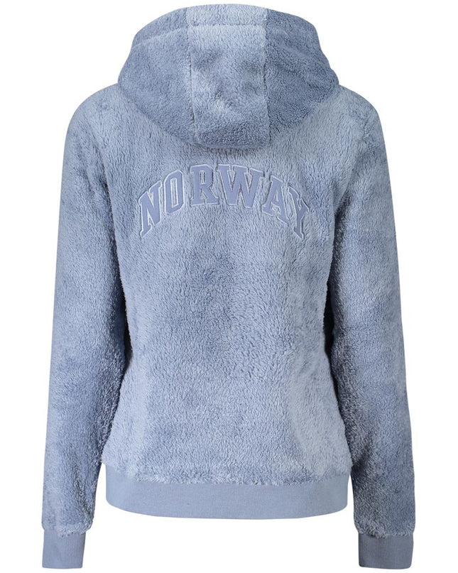 Blue Polyester Women Jacket