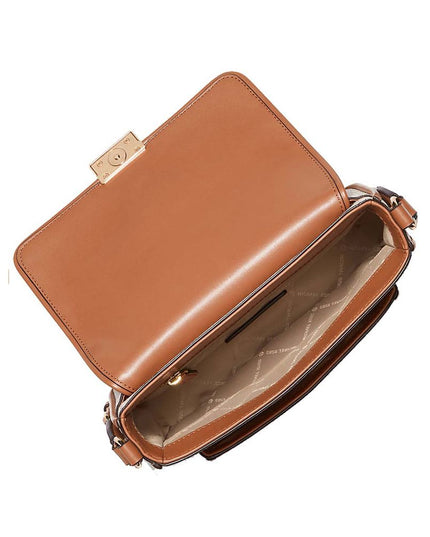 Brown Canvas Crossbody Bag