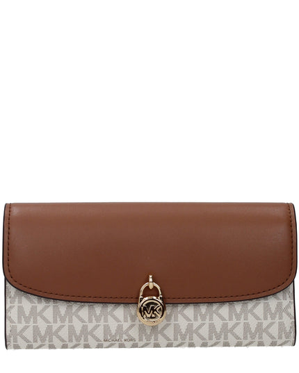 Beige Fabric Wallet