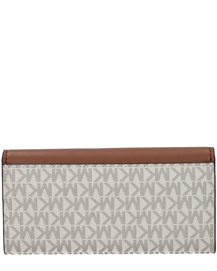 Beige Fabric Wallet