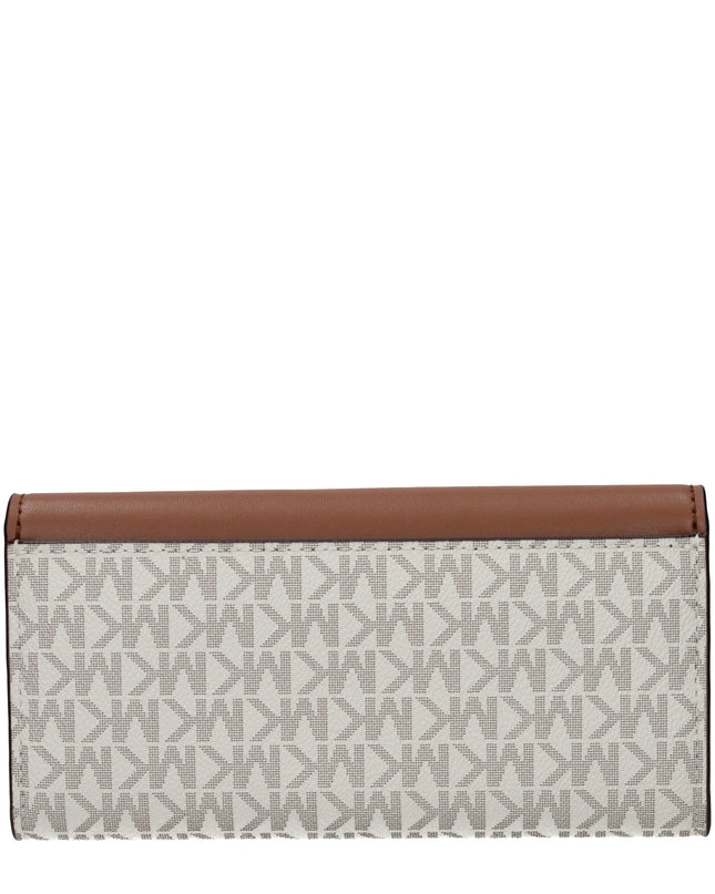 Beige Fabric Wallet