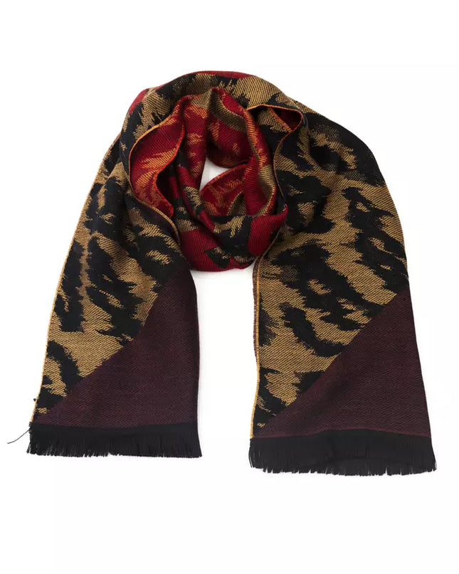 Brown Wool Men Scarf