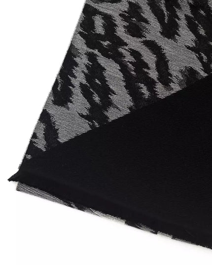 Gray Wool Men Scarf