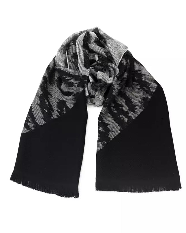 Gray Wool Men Scarf