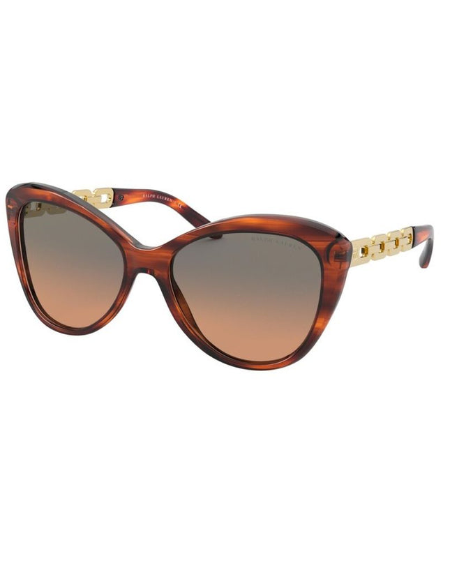 Brown Metal Sunglasses