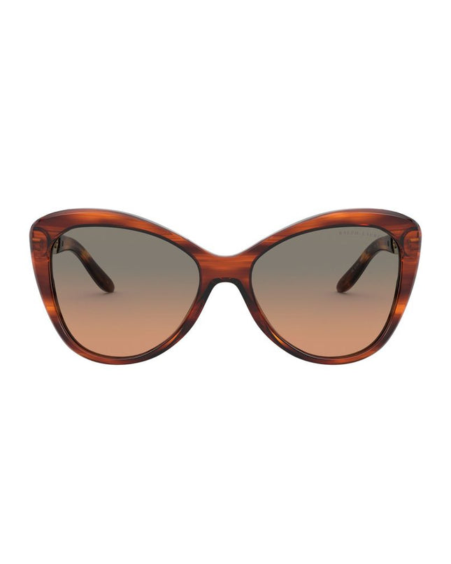 Brown Metal Sunglasses