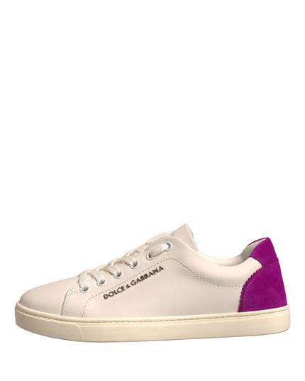 White Suede Leather Low Top Sneakers Shoes