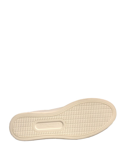 White Suede Leather Low Top Sneakers Shoes