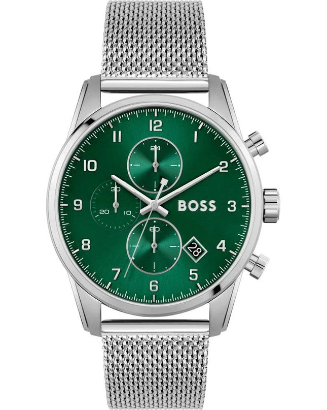 Silver Stainless Steel Dress Watch
