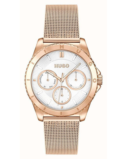 Gold Stainless Steel Dress Watch