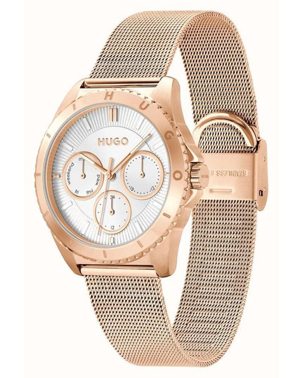 Gold Stainless Steel Dress Watch