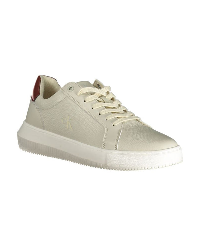 Grigio Polyurethane Men Sneaker