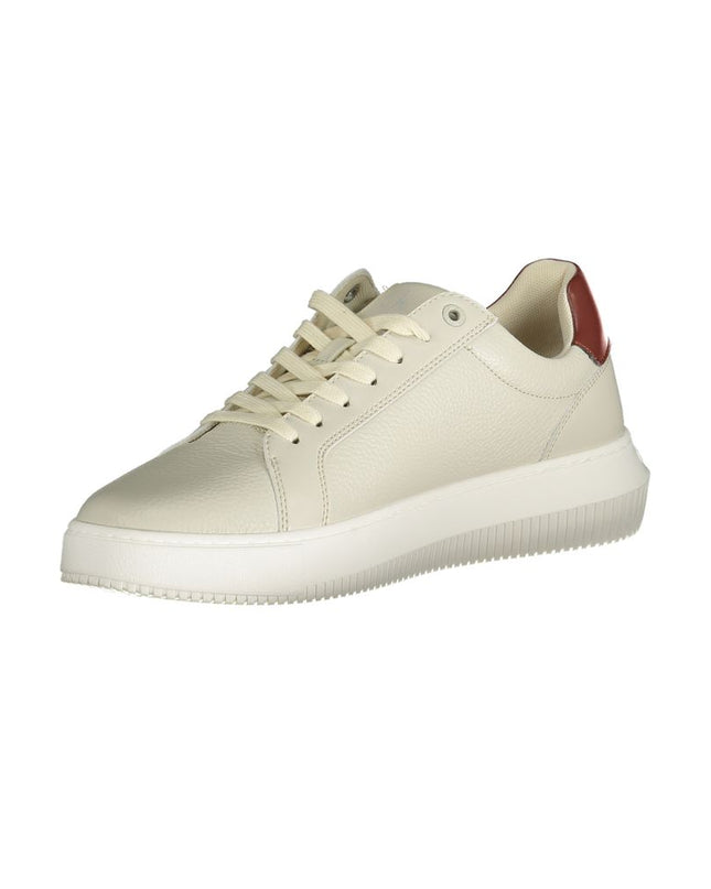 Grigio Polyurethane Men Sneaker