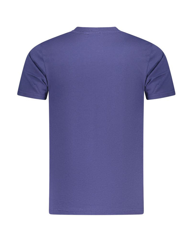 Blu Cotton Men T-Shirt