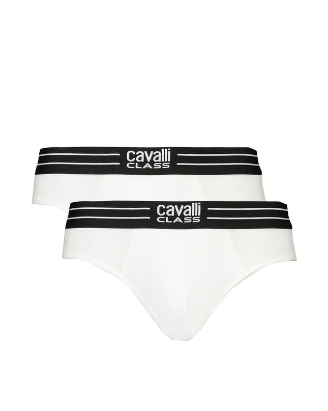 White Cotton Men's Briefs