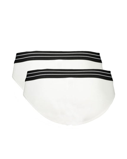 White Cotton Men's Briefs