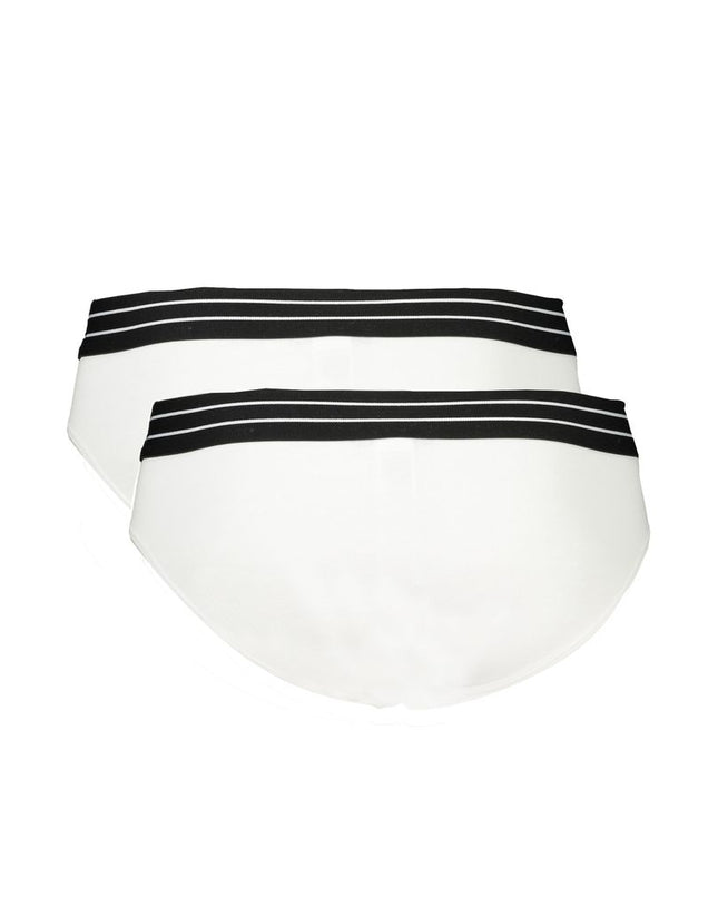 White Cotton Men's Briefs