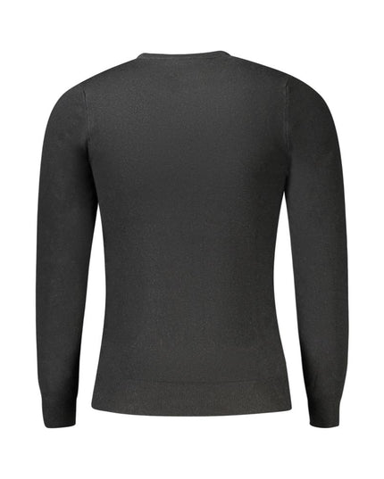 Nero Viscosa Uomo Maglia