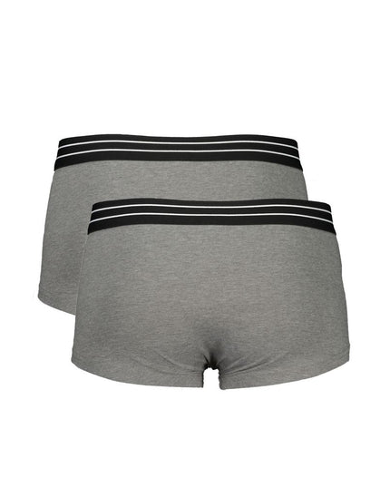 Grigio Cotton Men's Boxer Underwear