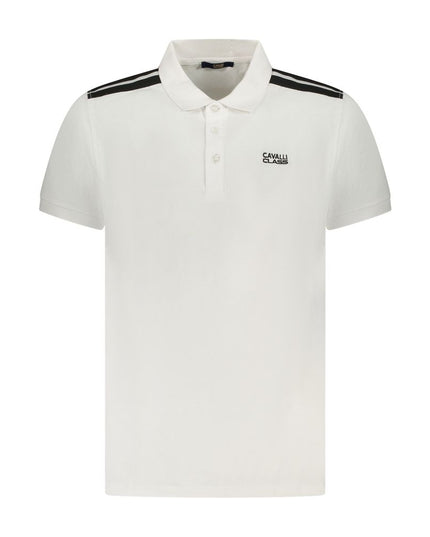 White Cotton Mens Polo Shirt