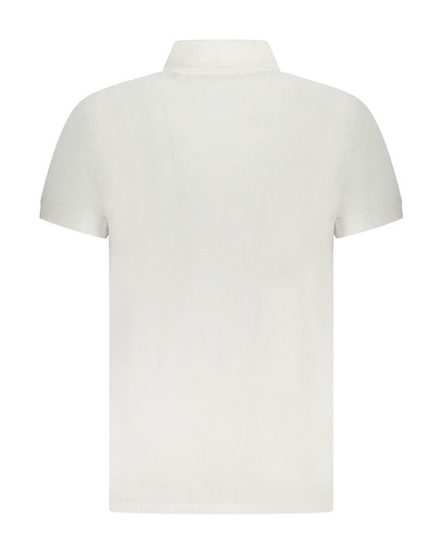 White Cotton Mens Polo Shirt
