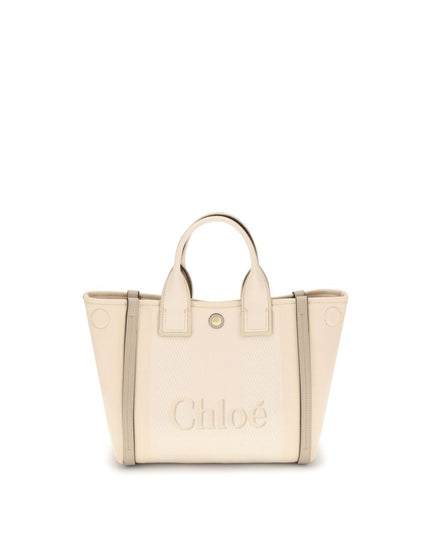 Beige Cotton Handbag