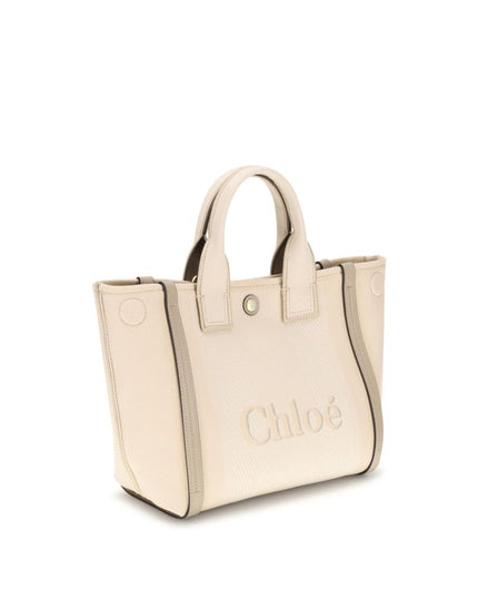 Beige Cotton Handbag