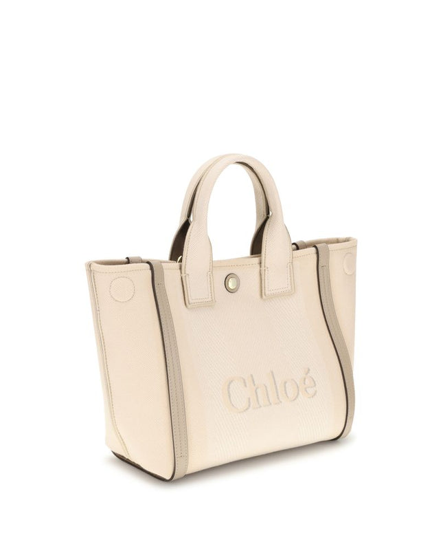 Beige Cotton Handbag