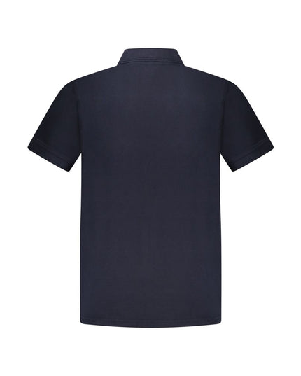 Blu Cotone Uomo Polo