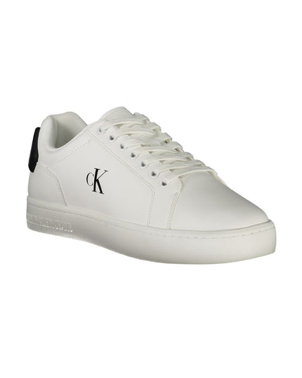 Bianco Poliuretano Men Sneaker