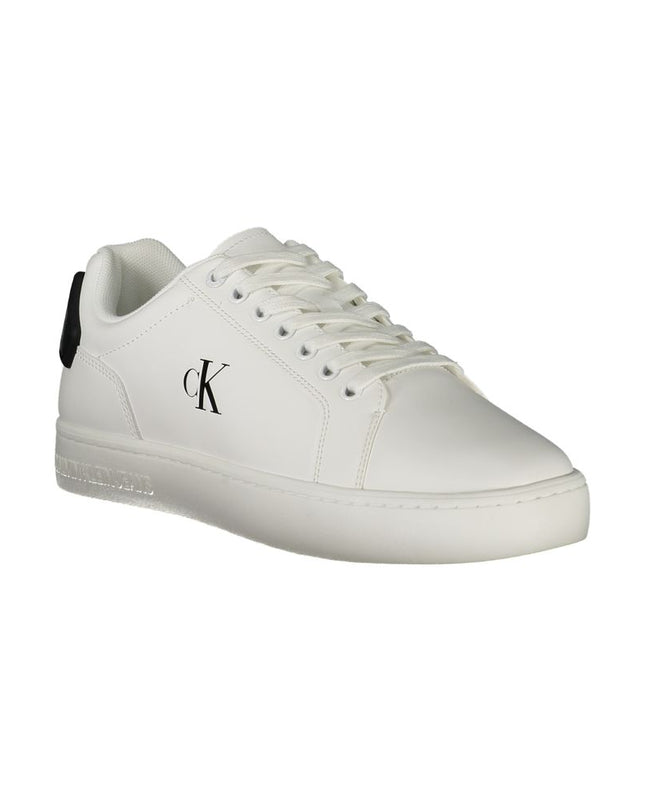 Bianco Poliuretano Men Sneaker