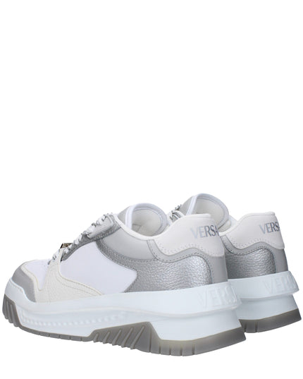 White Leather Chunky Sneakers