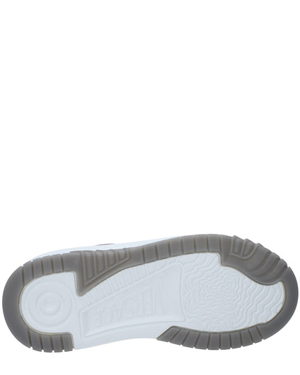 White Leather Chunky Sneakers