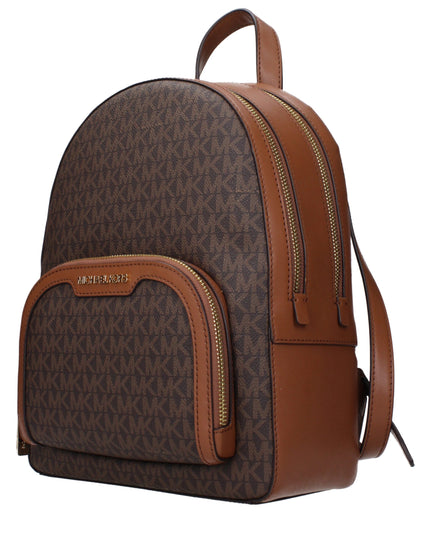 Brown Fabric Backpack