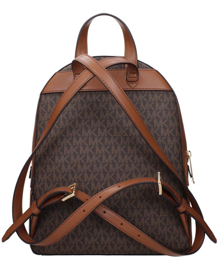 Brown Fabric Backpack
