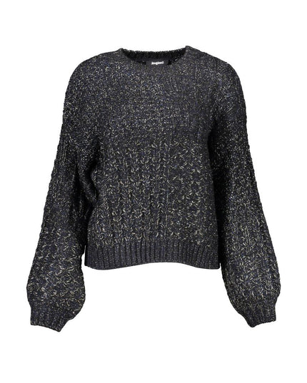 Black Acrylic Women Sweater