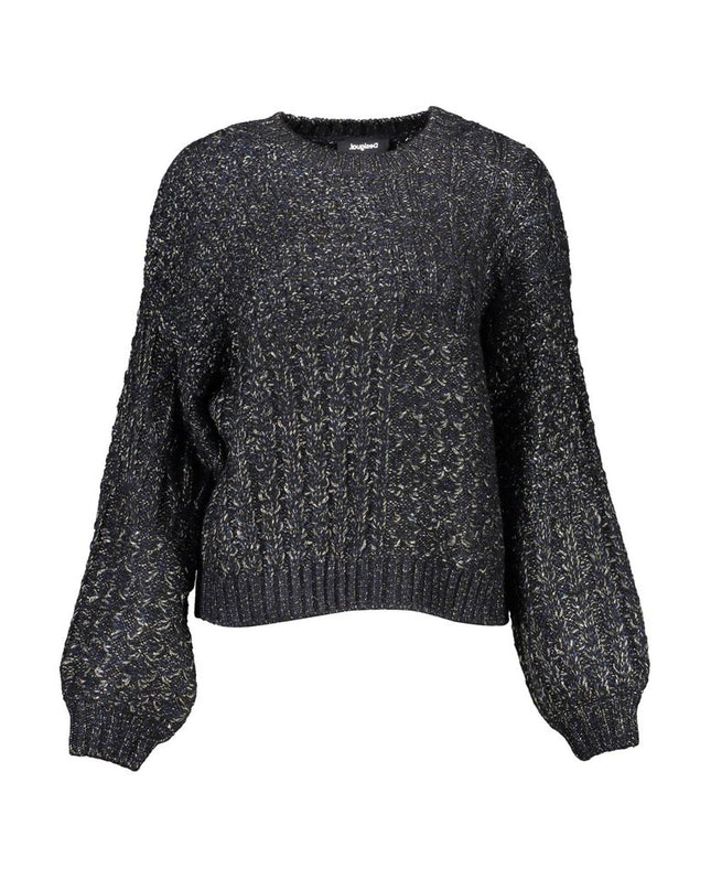Black Acrylic Women Sweater