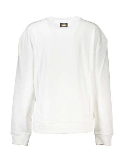 Bianco Cotton Women Sweatshirt
