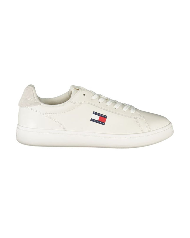 Bianco Polyurethane Men Sneaker
