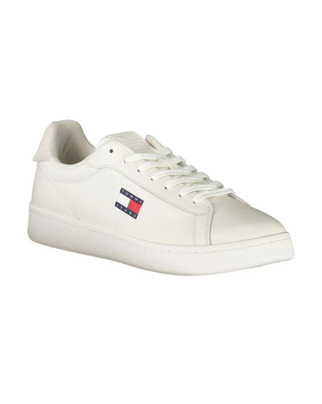 Bianco Polyurethane Men Sneaker